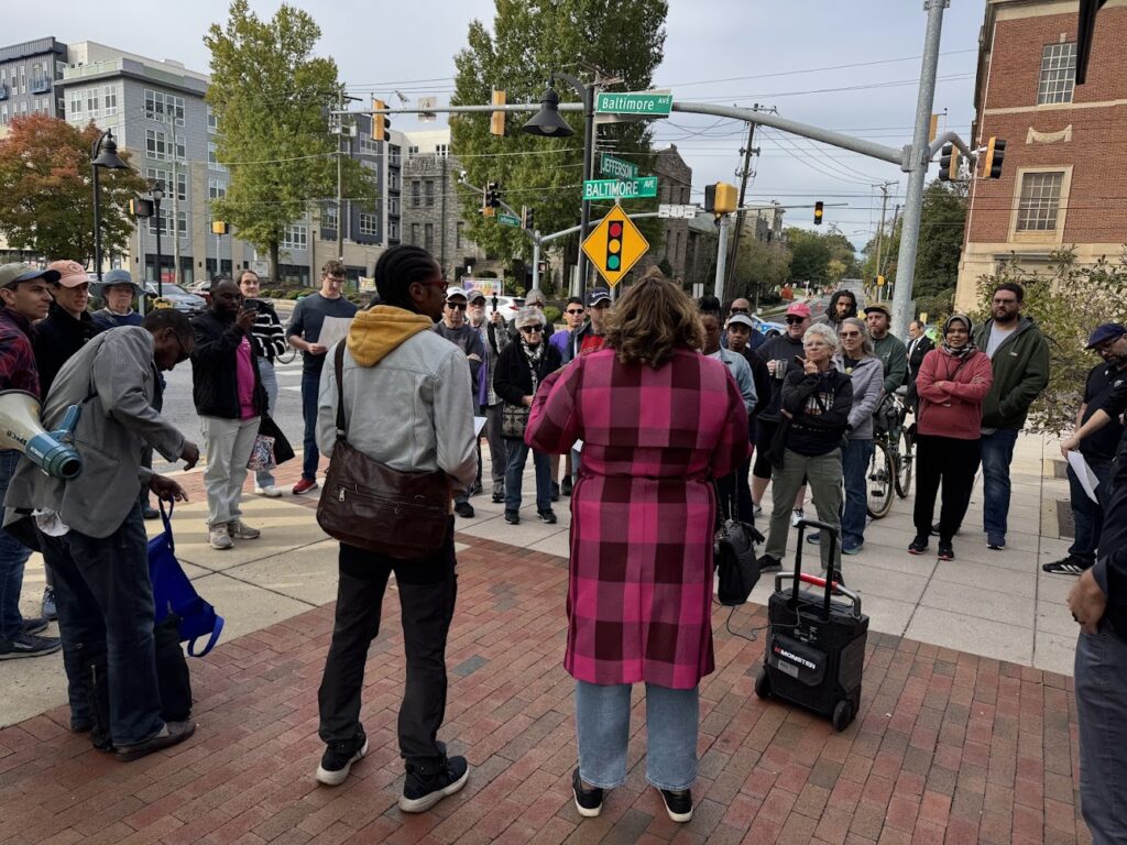 PGC CM Wanika Fisher speaks at Trolley Trail tour 10/18/25